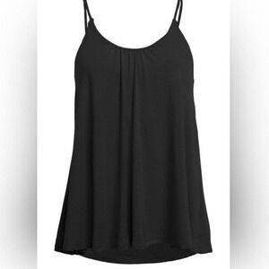 New B-Sharp Black Flowy‎ Cami Tank Top- Size Medium- Summer Ready-Casual